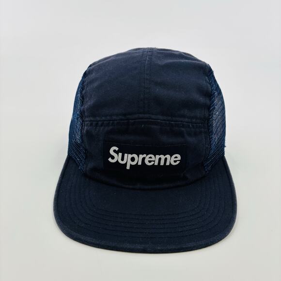 Brand New Supreme Terry Mesh Side Panel Box Logo Camp Cap SS16 - Picture 1 of 6